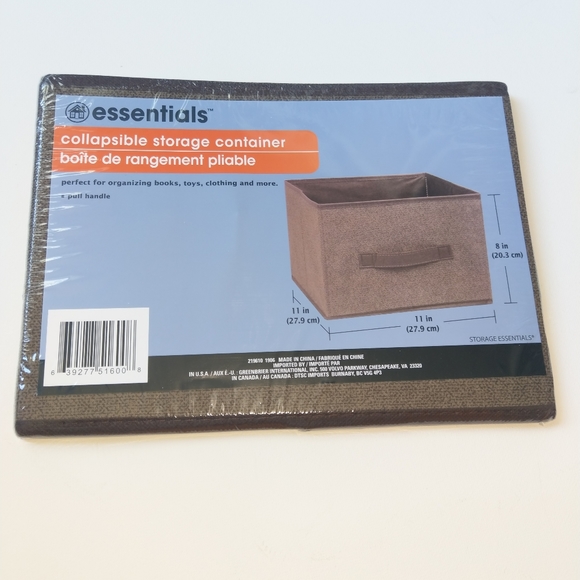 Essentials Storage & Organization Set Of 3 Essentials Collapsible